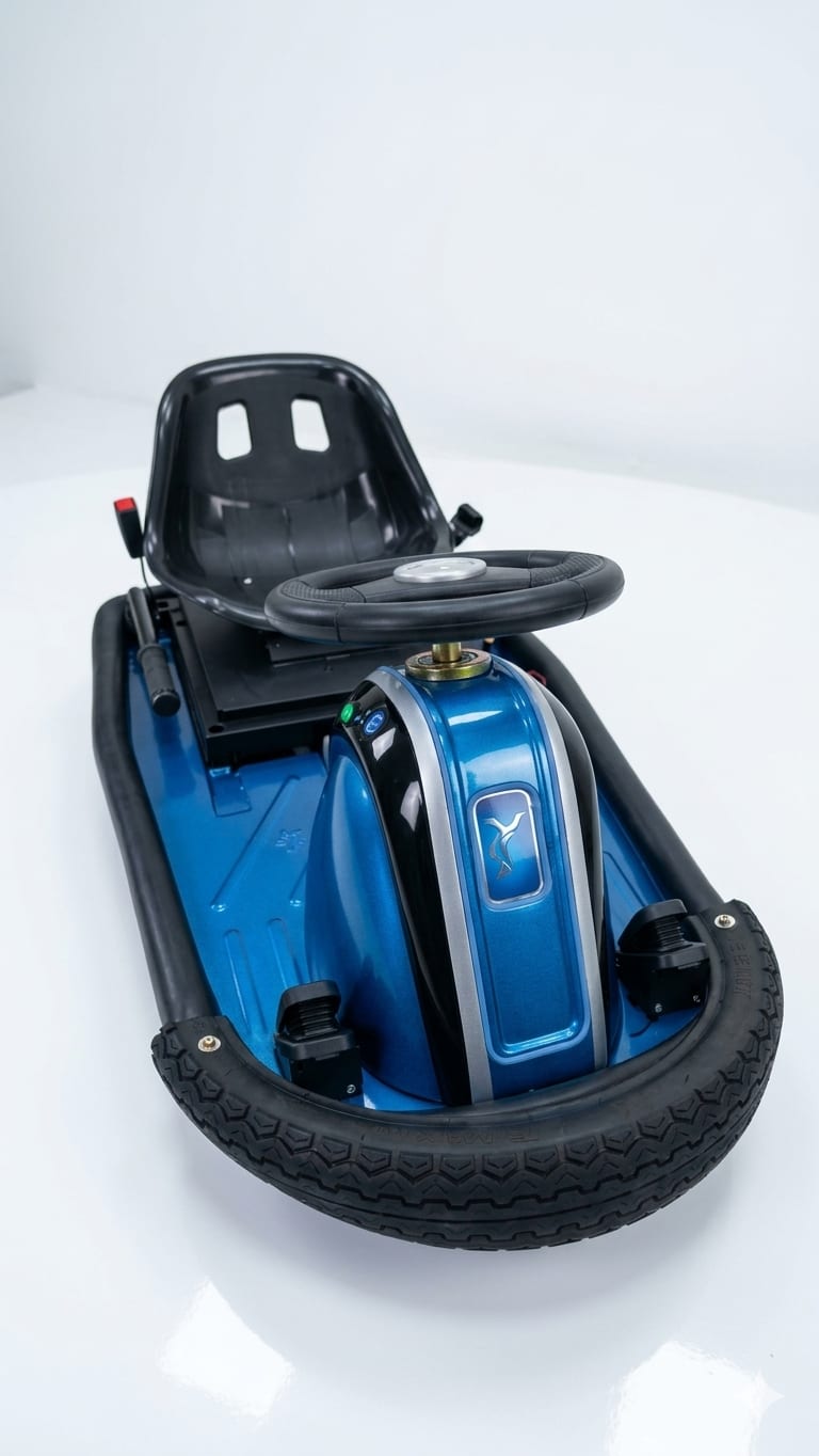 Blue drift kart
