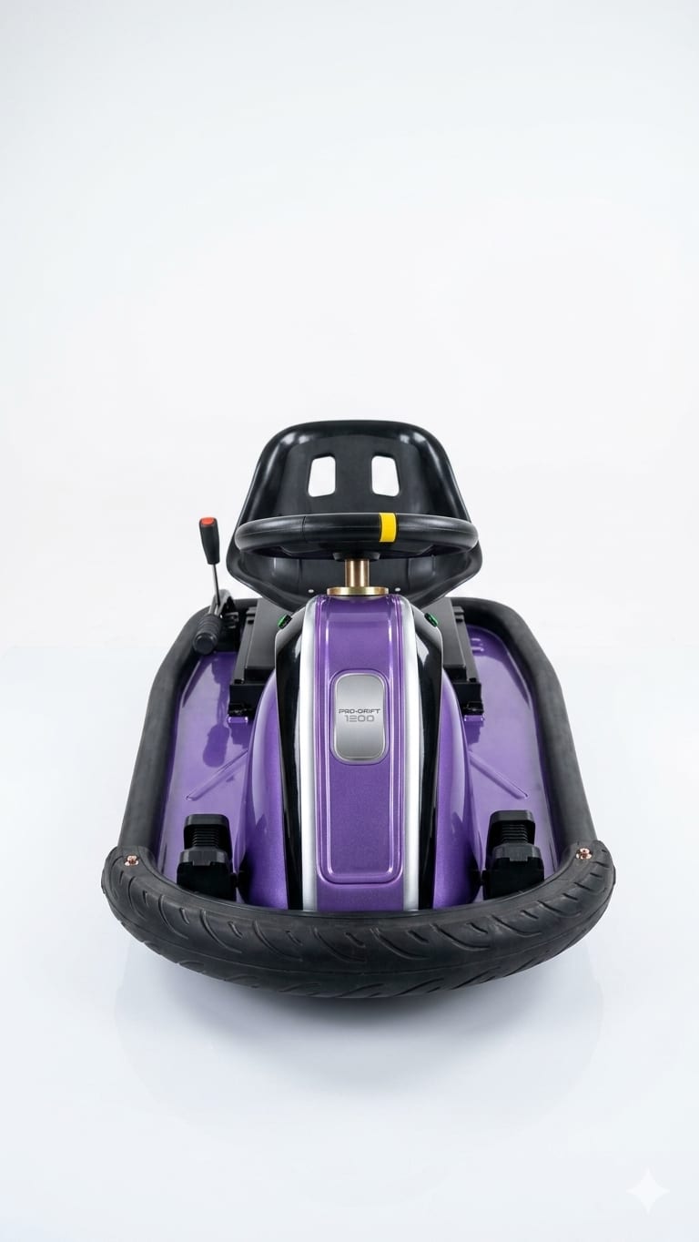 Purple drift kart