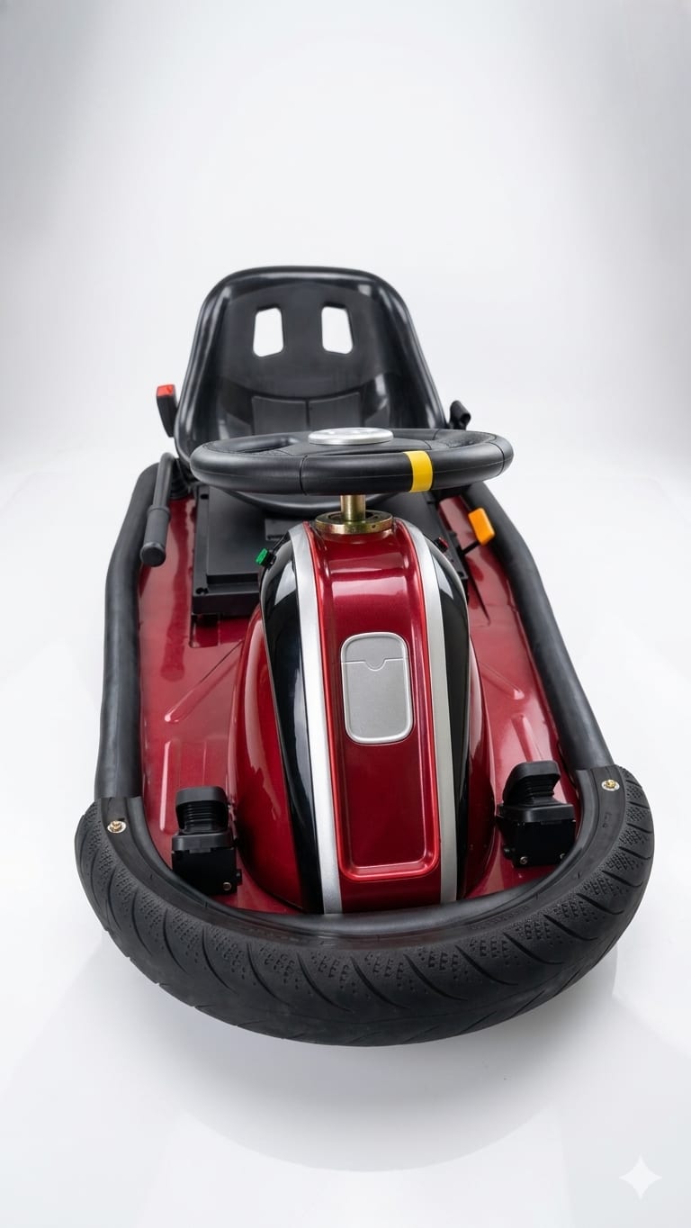 Red drift kart