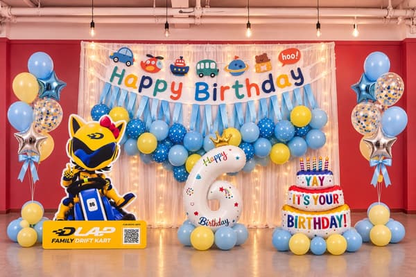 Blue & Yellow Balloons