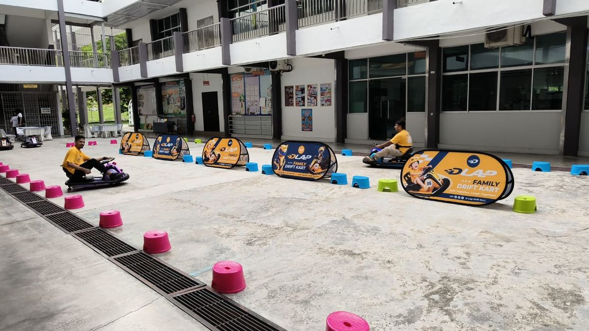 新江小学快闪漂移活动